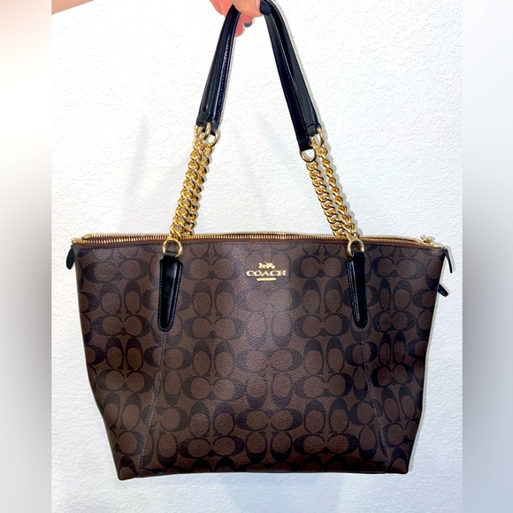 Coach Handbags - Coach F23526 Ava Chain Tote Shoulder